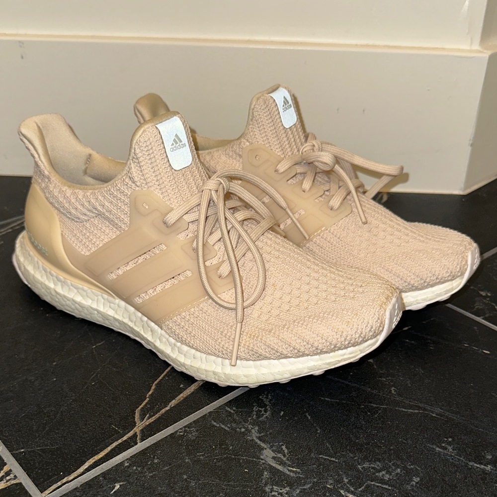 Adidas Tan Ultra Boost Running Shoes
